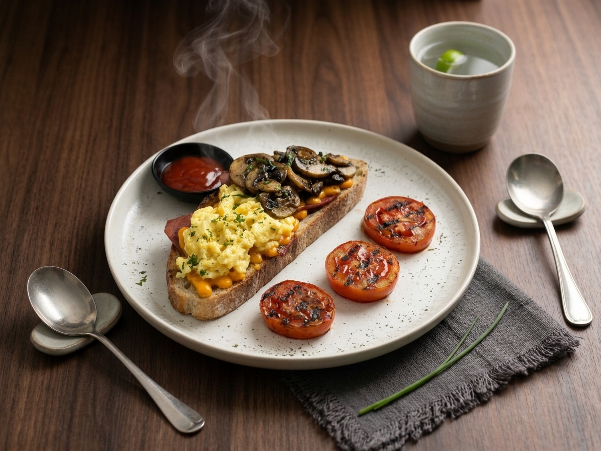 MUSHROOM AND EGG