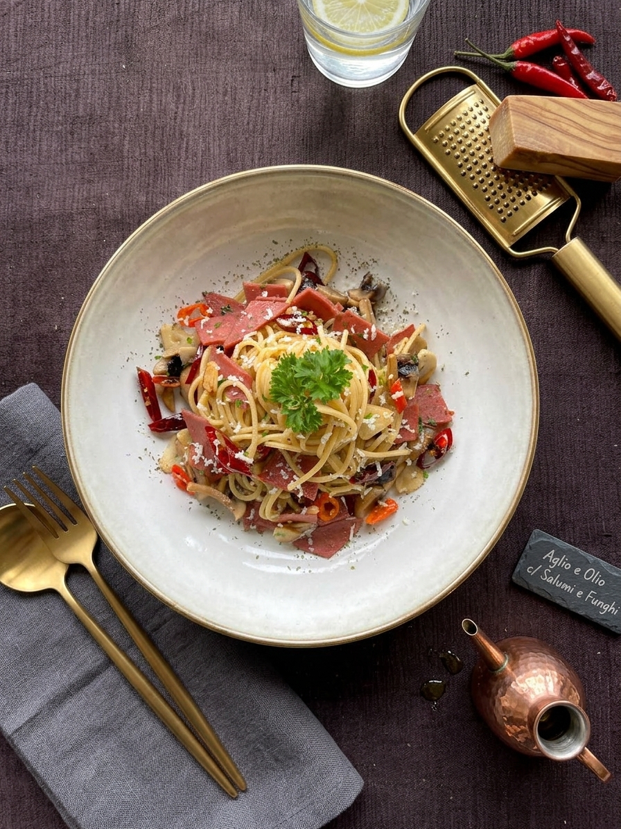SPAGHETTI AGLIO E`OLIO